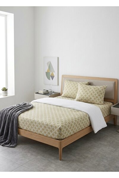 carwen home tekstil Ranfors Cotton Lu Elasticated Chain Bed Sheet Current Cre...