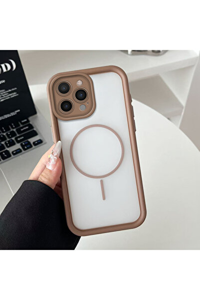 Hontinga حافظة هاتف سيليكون شفافة متوافقة مع آيفون 16 برو ماكس من نوع Magsafe...