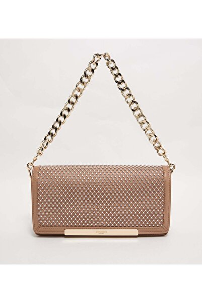 Steve Madden حقيبة كتف بلون بيج سادة من بتايا