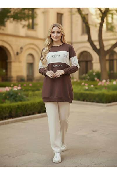 Arya Nisa Kids Crew Neck Tunic Pants Transitional Top and Bottom Set