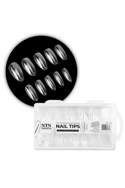 NTN PREMIUM Set Tipsuri Gel Fix 100 buc tipsuri NTN Short Almond