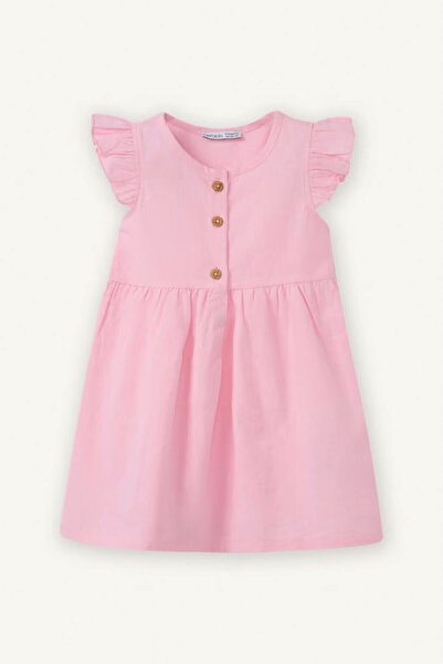DeFacto 100% Baumwolle Flamlı Popeline-Kleid Baby Mädchen Z7402A226SM