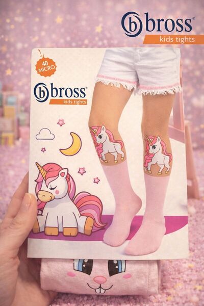 CELESTIQUE UNİCORNLU BEYAZ KİLOTLU ÇORAP