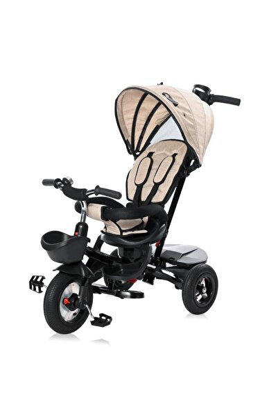 LORELLİ Παιδικό τρίκυκλο Zippy Air, γονικού ελέγχου, 12-36 μηνών, κρεμ