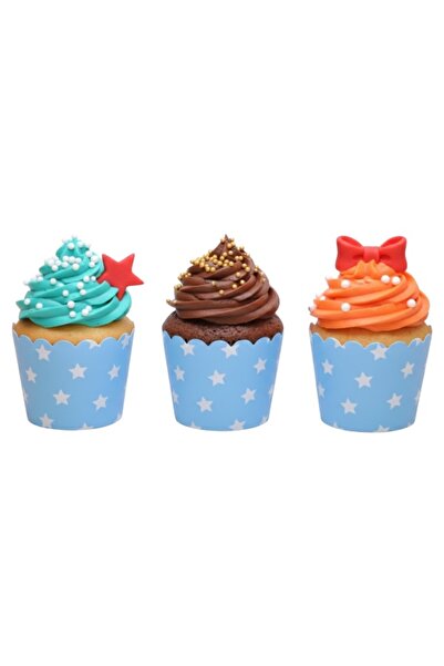 CAVAŞ sun hat Formă pentru prăjituri muffin albastre 25 bucăți Adult