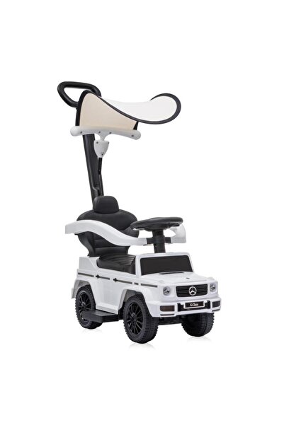 LORELLİ Masinuta de teren Mercedes-Benz G350D, maner parental, copertina (Alb)