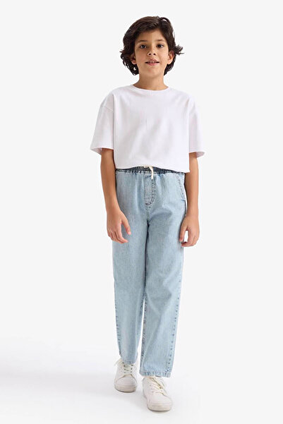 DeFacto Pantaloni din denim cu picior drept, 100% bumbac, pentru băieți G6984...