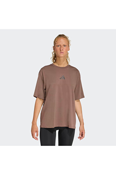 adidas W Anml g t Earstr Brown Women's T-Shirt Kb9420