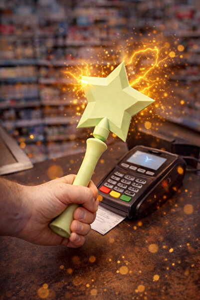 SZD Design Özel Tasarım Peri Asası Kredi kartı Kılıfı Asa Kartlık