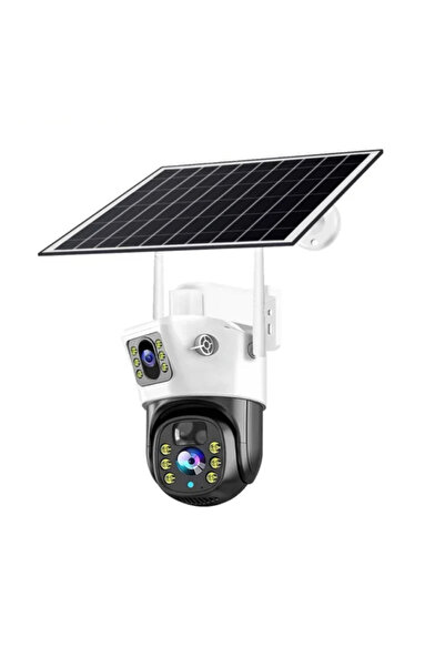 Homegenius Solar Surveillance Camera 4K HD 8MP, SIM, Motion Sensor and Dual L...