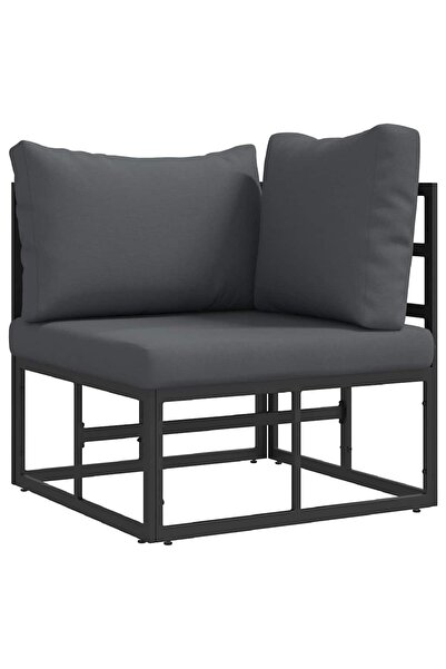 vidaxl Mobilier pentru Exterior Negru și antracit 71,5 x 71,5 x 71 cm