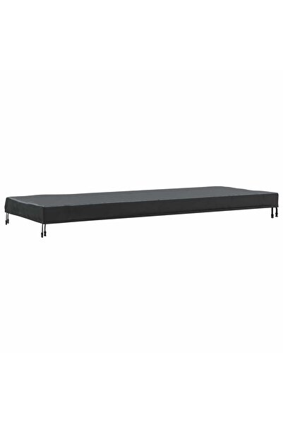 vidaxl Copertă pentru masă Simplu Negru 262 x 102 x 15 cm țesătură