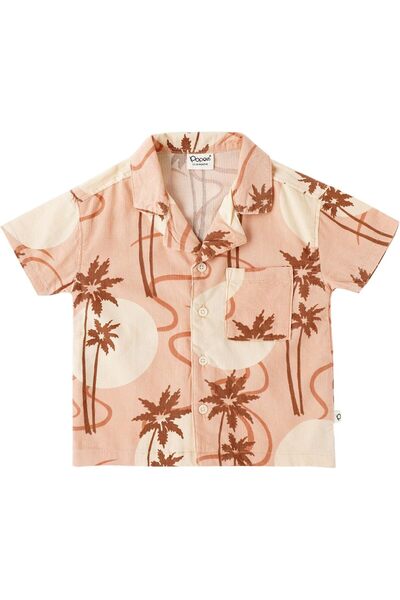 popees babycare Infant Boys Premium Printed Corduroy Shirt - Soft & Durable -...