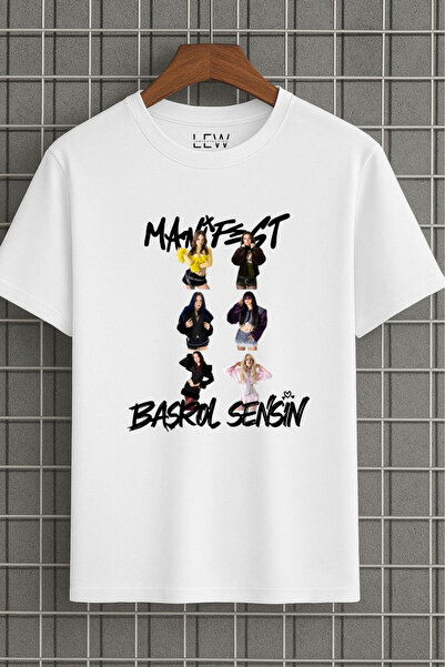 lovver Μπλουζάκι Premium Edition Βαμβάκι τεμαχίων με ιδιαίτερο σχέδιο Manifes...