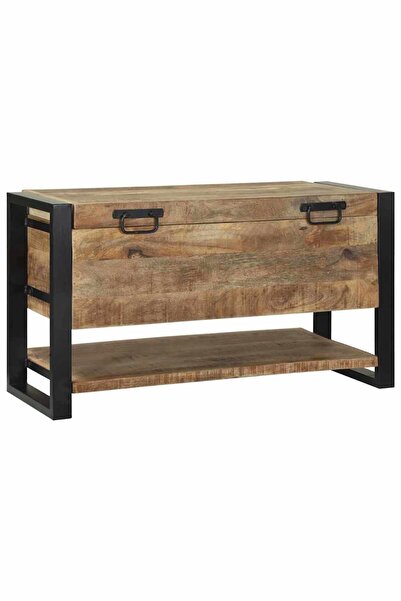 vidaxl Storage box Brown 80 x 35 x 45 cm Solid mango wood