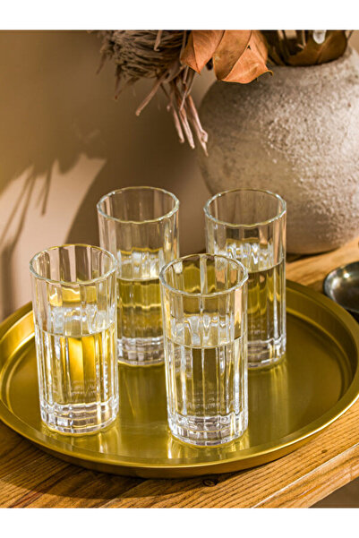 LC Waikiki Rmz Gi̇yi̇m Farki̇yla Water Glass Set of 4 360 ml