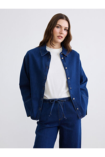 LC Waikiki Rmz Gi̇yi̇m Farkiyla Women's Jean Shirt