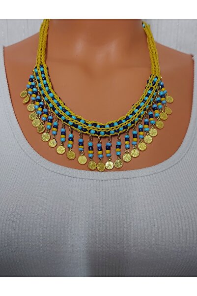 Nej Macramé Handmade Necklace with Hanging Apparatus