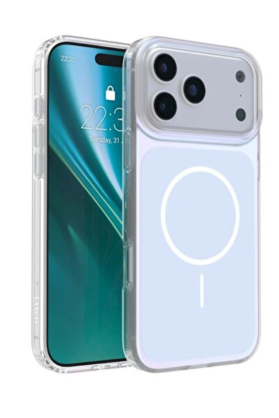 iphone Etteri Hidden Pearl Case 17 Pro Max 6.9 Light Blue Elegant Premium