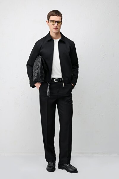 Antioch Siyah Bel Lastikli Erkek Mont