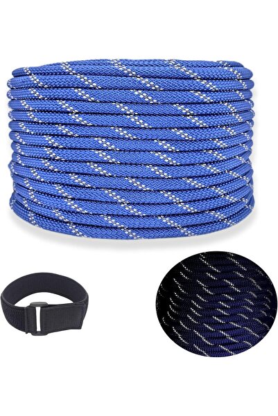 Rostelia Frânghie PPM albastră pentru plimbări cu barca, sport, camping, navi...