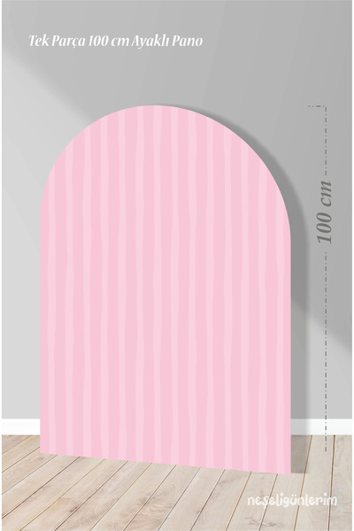 neşeli günlerim Fundal de panou roz cu cu dungi picioare 100 cm |   Design | ...