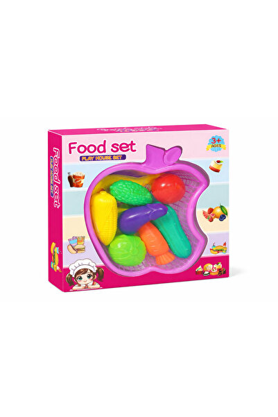 TOY LAND Kids Pretend Play Food Set with Basket – Colorful Fruit & Vegetable ...