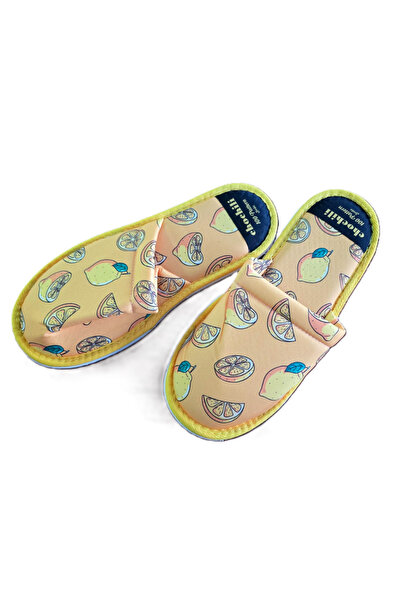 Kotonia Home slippers - size 38-40, Lemon decor