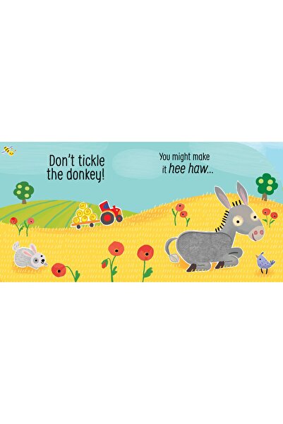 Usborne Carte senzoriala cu sunete Don't Tickle the Donkey!