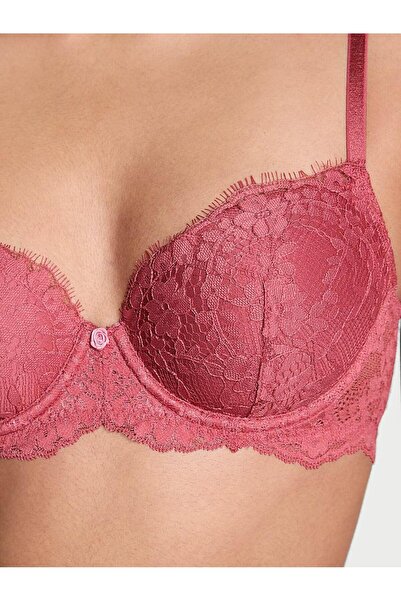 Victoria's Secret Lacy Lightly Padded Classic Push-Up Demi Bra