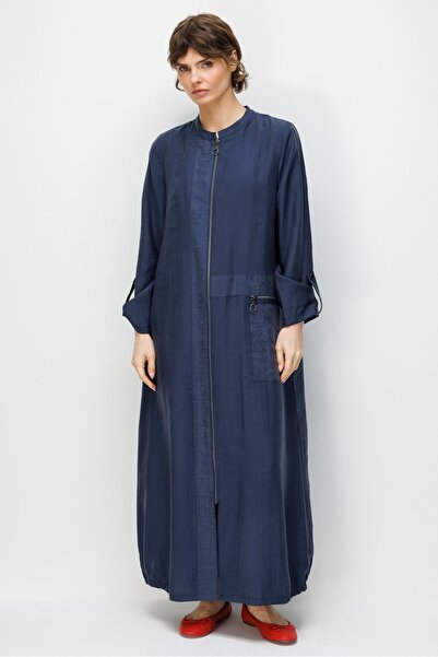 Micca %80 Doğal LyoCELL Dökümlü Soft Hissiyatlı Ara Desen Beden ve Cep Süslem...