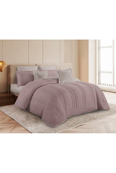 Barigo طقم لحاف مفرش سرير نفرين بتصميم انيق ليمنحك الجمال والاناقة لديكور غلا...