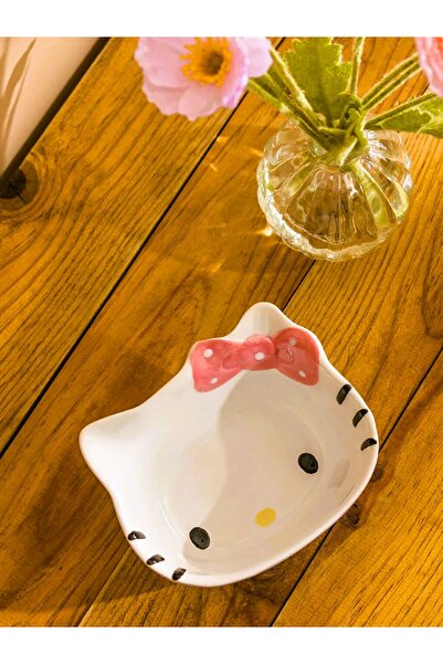LC Waikiki Hello Kitty Figürlü Seramik Kase - 14x11x6 cm
