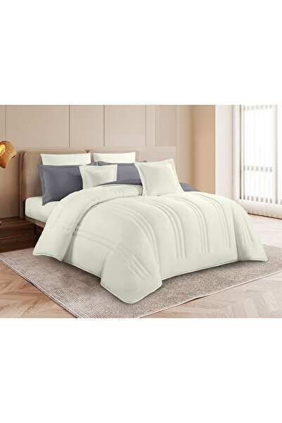 Barigo طقم لحاف مفرش سرير نفرين بتصميم انيق ليمنحك الجمال والاناقة لديكور غلا...