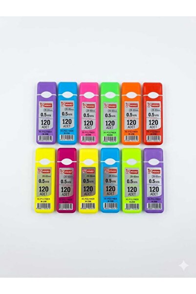 Mikro M-1260 Min 0,5 Mm Versatil Kalem Ucu 60 Mm 12 Li (1 Paket 12 Adet)