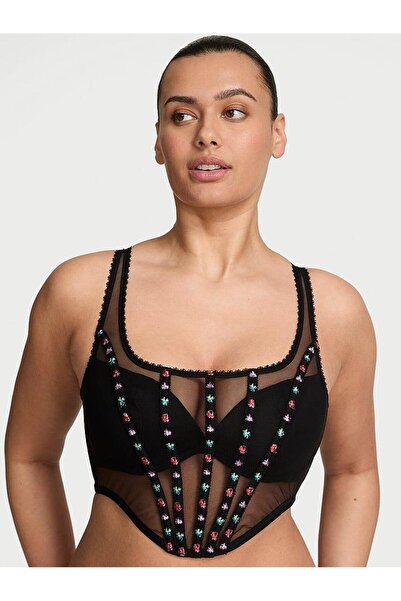 Victoria's Secret Floral Embroidered Bustier