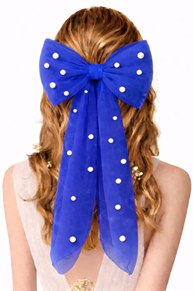 SUNEH Κλιπ μαλλιών με πέρλες και περιποιημένη λεπτομέρεια, φιόγκος και αγκράφα