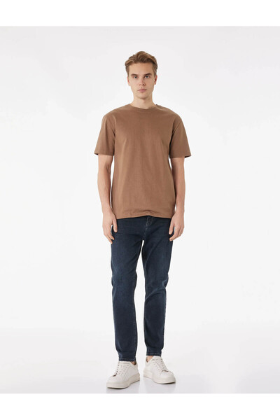 Koton Joe Navy Blue Men's Jean Trousers 6Sam40157Nd