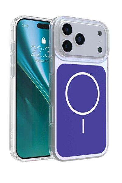 iphone Etteri Hidden Pearl Case 17 Pro 6.3 Dark Blue Elegant Premium Protection