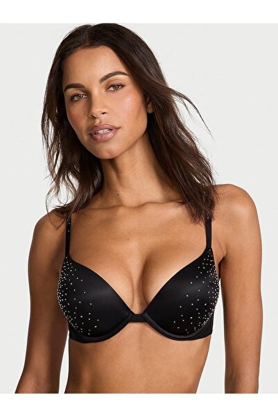 Victoria's Secret Bombshell Two Sizes up Show Big Sparkling Push-Up Bra