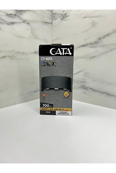 Cata Ct-8011 12 Watt Haiti Siyah Kasa Aplik Günışığı