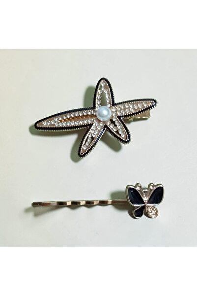 Mimoza Accessories Set of 2 Latch Hair Clips – Stylish Design Hair Clips with...