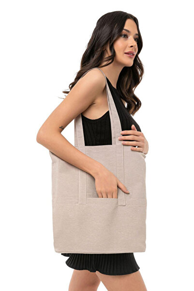 Salvia Dione Aesthetic Canvas Tote Bag - Large Size Koton Cloth Bag - Minimal...