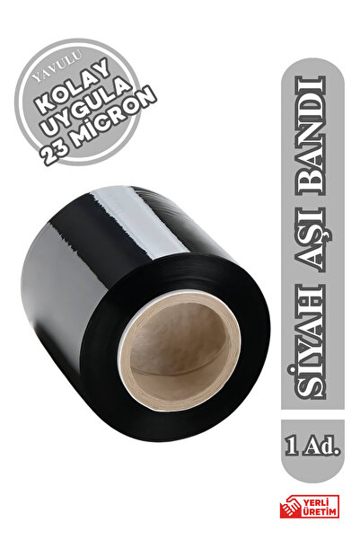yavulu Siyah Aşı Bandı 10cm Kalın Aşı Bandı Ağaç Aşılama Bandı (1 Adet)