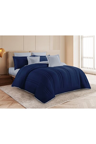 Barigo طقم لحاف مفرش سرير نفرين بتصميم انيق ليمنحك الجمال والاناقة لديكور غلا...