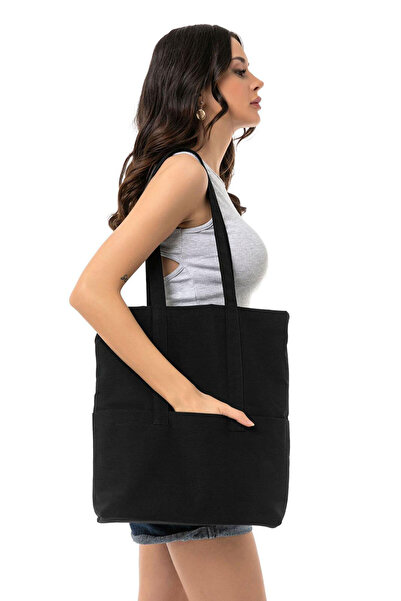 Salvia Dione Aesthetic Canvas Tote Bag - Large Size Koton Cloth Bag - Minimal...