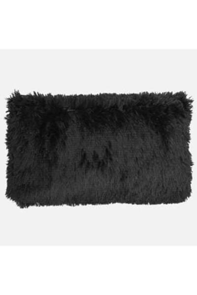 OEM Black Shaggy Pillow 60 x 30 cm