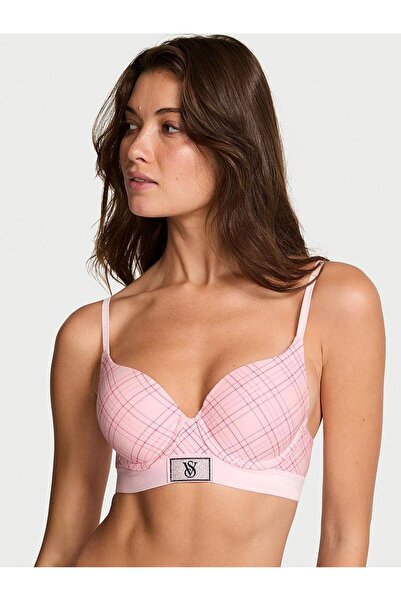 Victoria's Secret Perfect Shape Velvet Detailed Shimmering Push-Up Bra