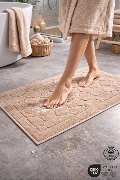 Ellaline Prosop pentru picioare 100% bumbac certificat cu model de piatră Cov...