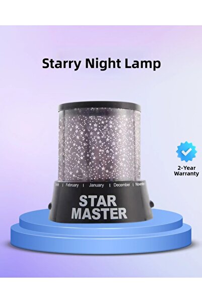 Epilons Lumină proiector LED cu efect de galaxie care umple camera cu stele